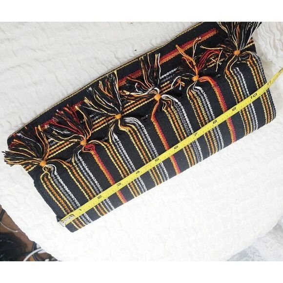 Fabindia VTG Boho Fringed Clutch - Picture 6 of 7